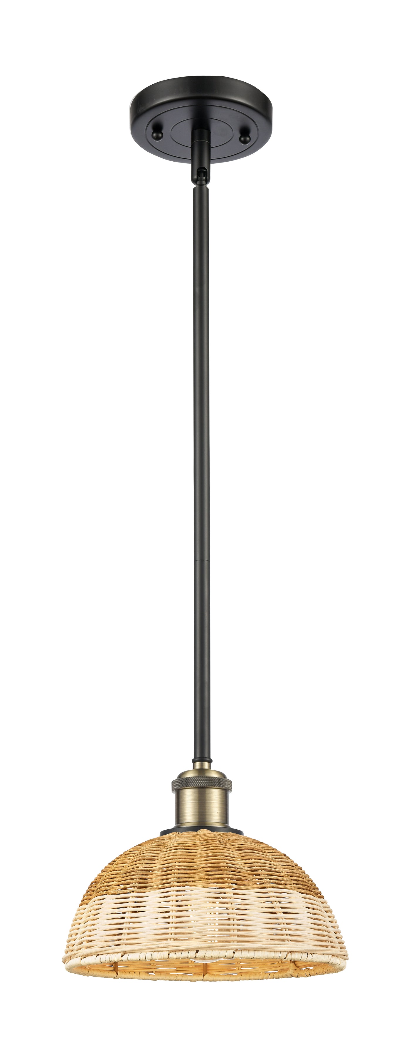 Ballston Mini Pendant Antique Brass Finish
