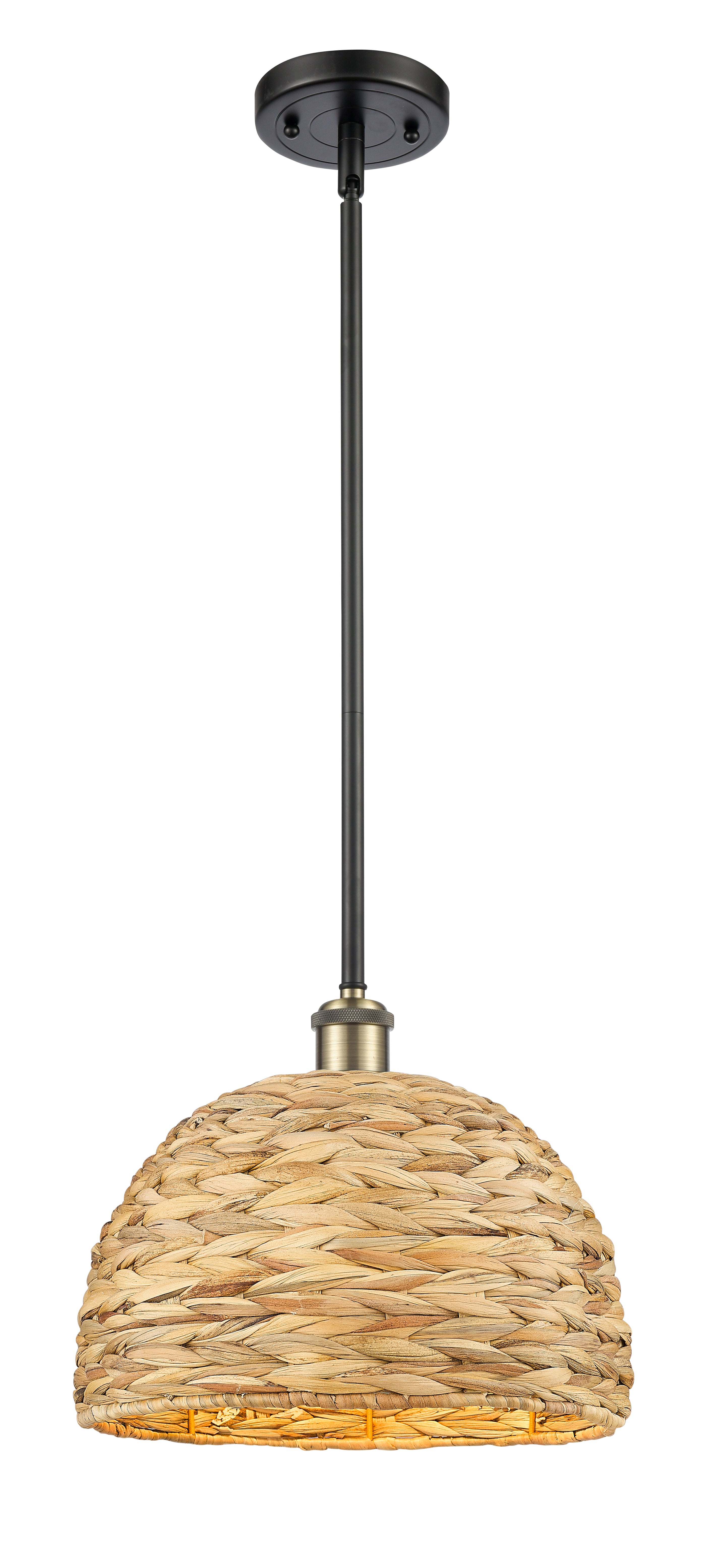Ballston Mini Pendant Antique Brass Finish