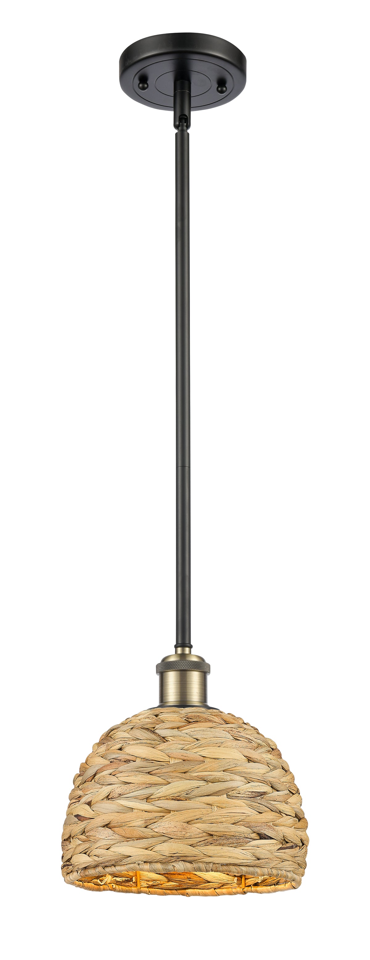 Ballston Mini Pendant Antique Brass Finish