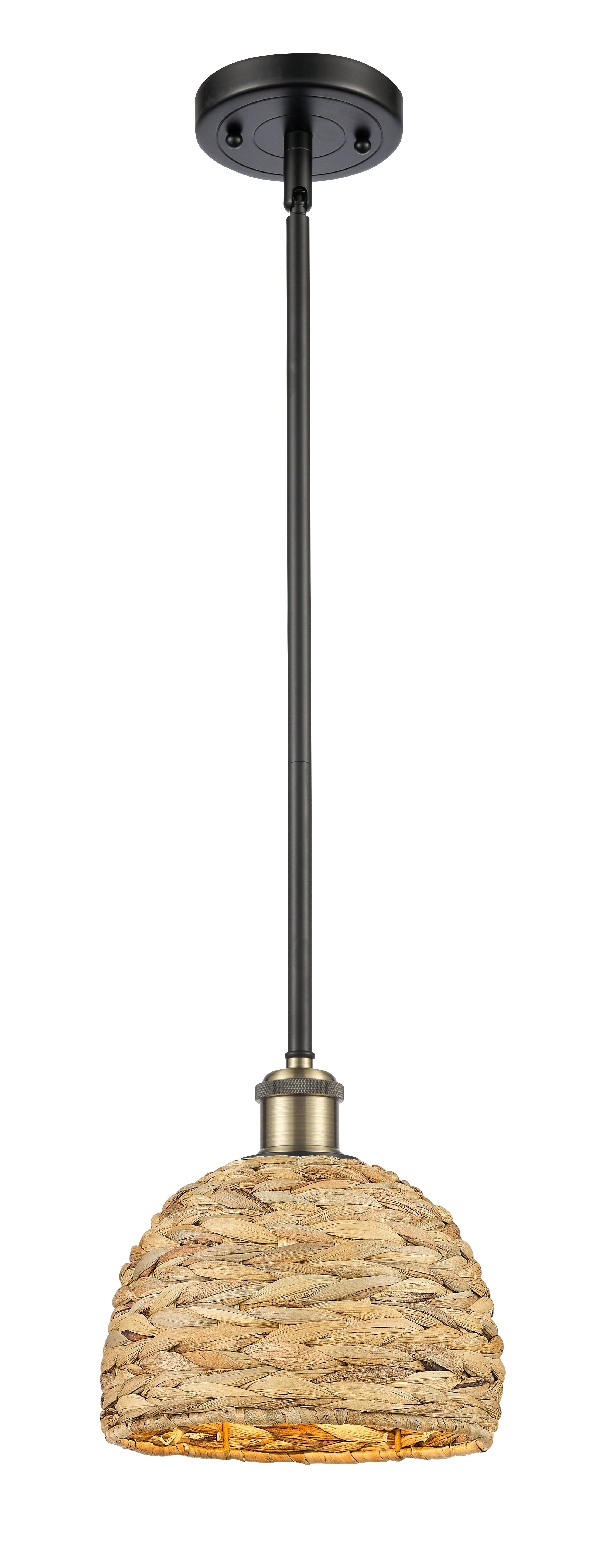 Ballston Mini Pendant Antique Brass Finish