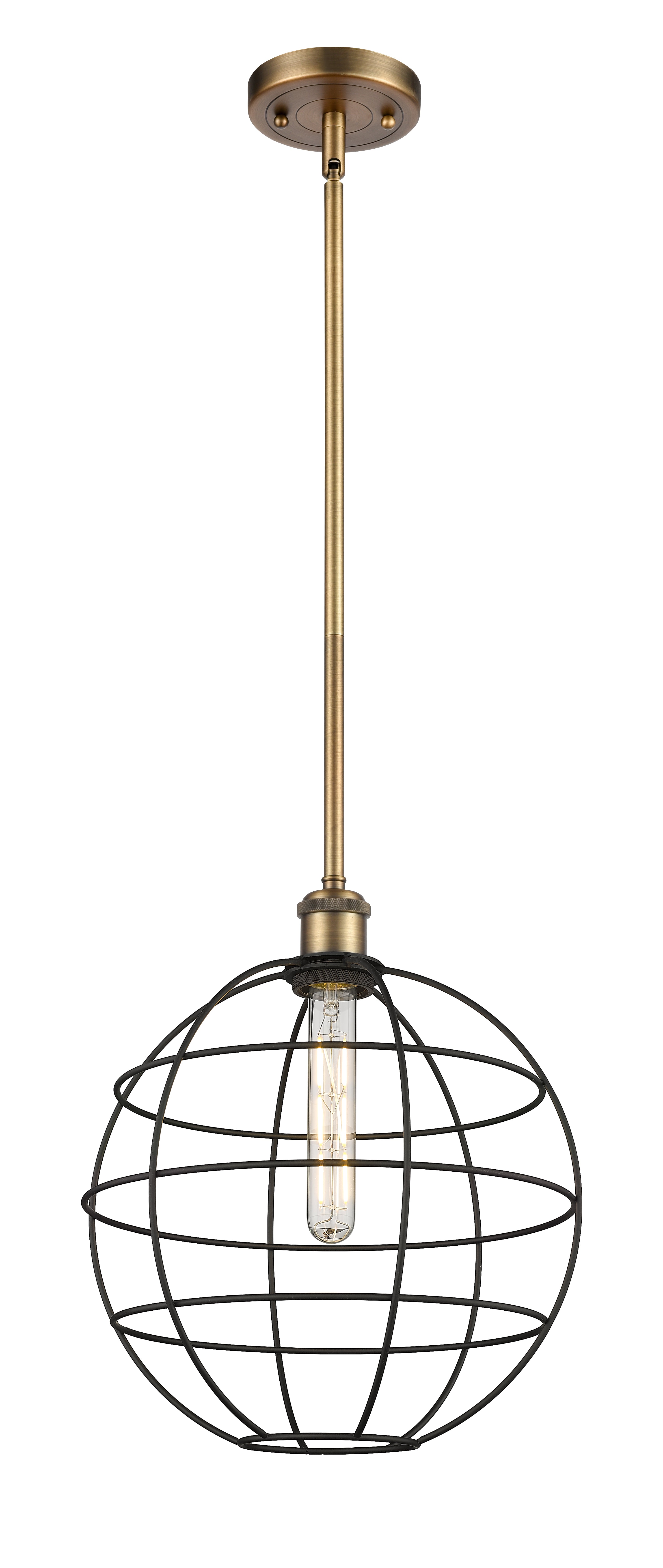 Ballston Mini Pendant Antique Brass