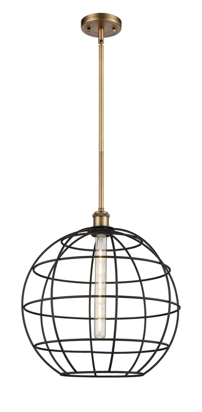 Ballston Mini Pendant Antique Brass Finish