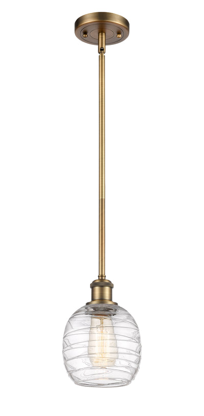 Ballston Mini Pendant Antique Brass Finish