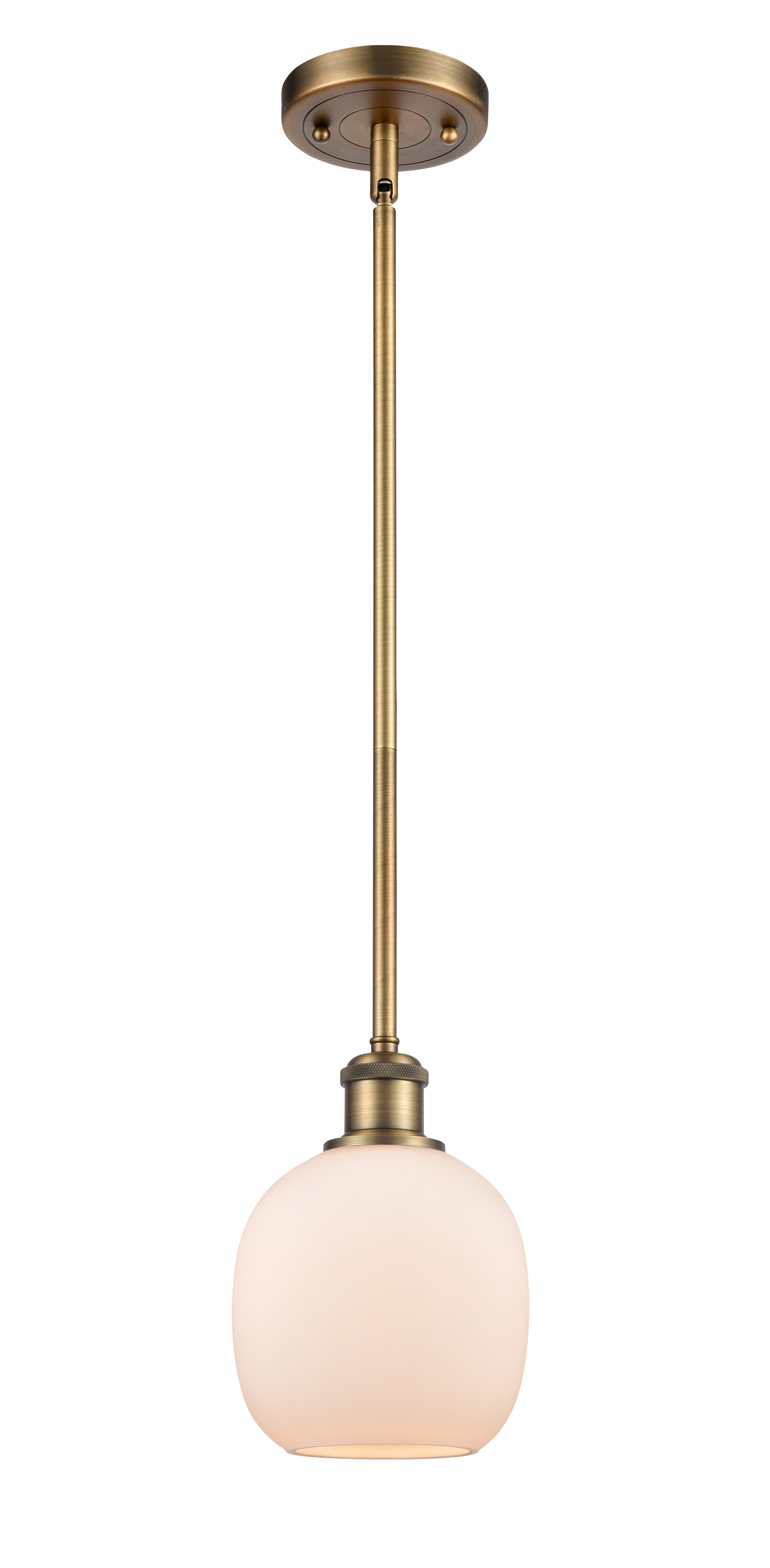 Ballston Mini Pendant Antique Brass Finish