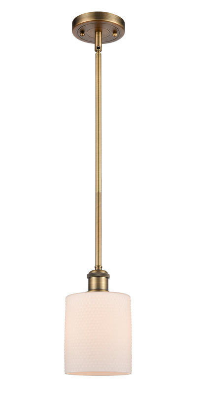 Ballston Mini Pendant 5 Inch Antique Brass