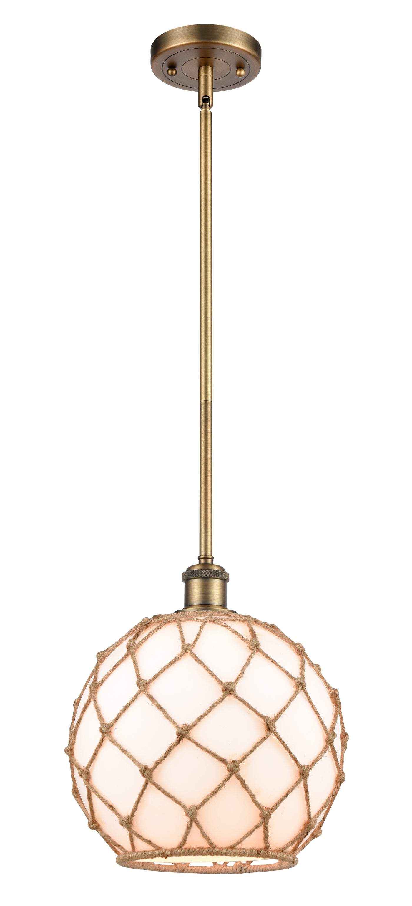 Ballston Mini Pendant Antique Brass Finish