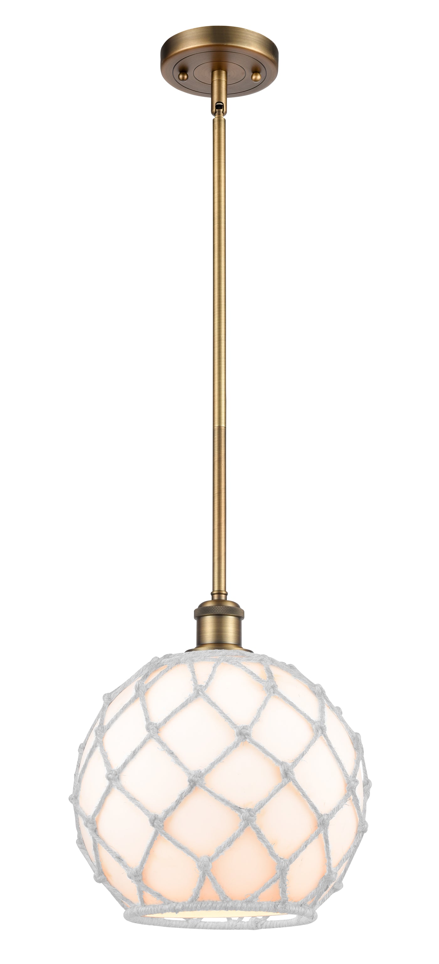 Ballston Mini Pendant Antique Brass Finish