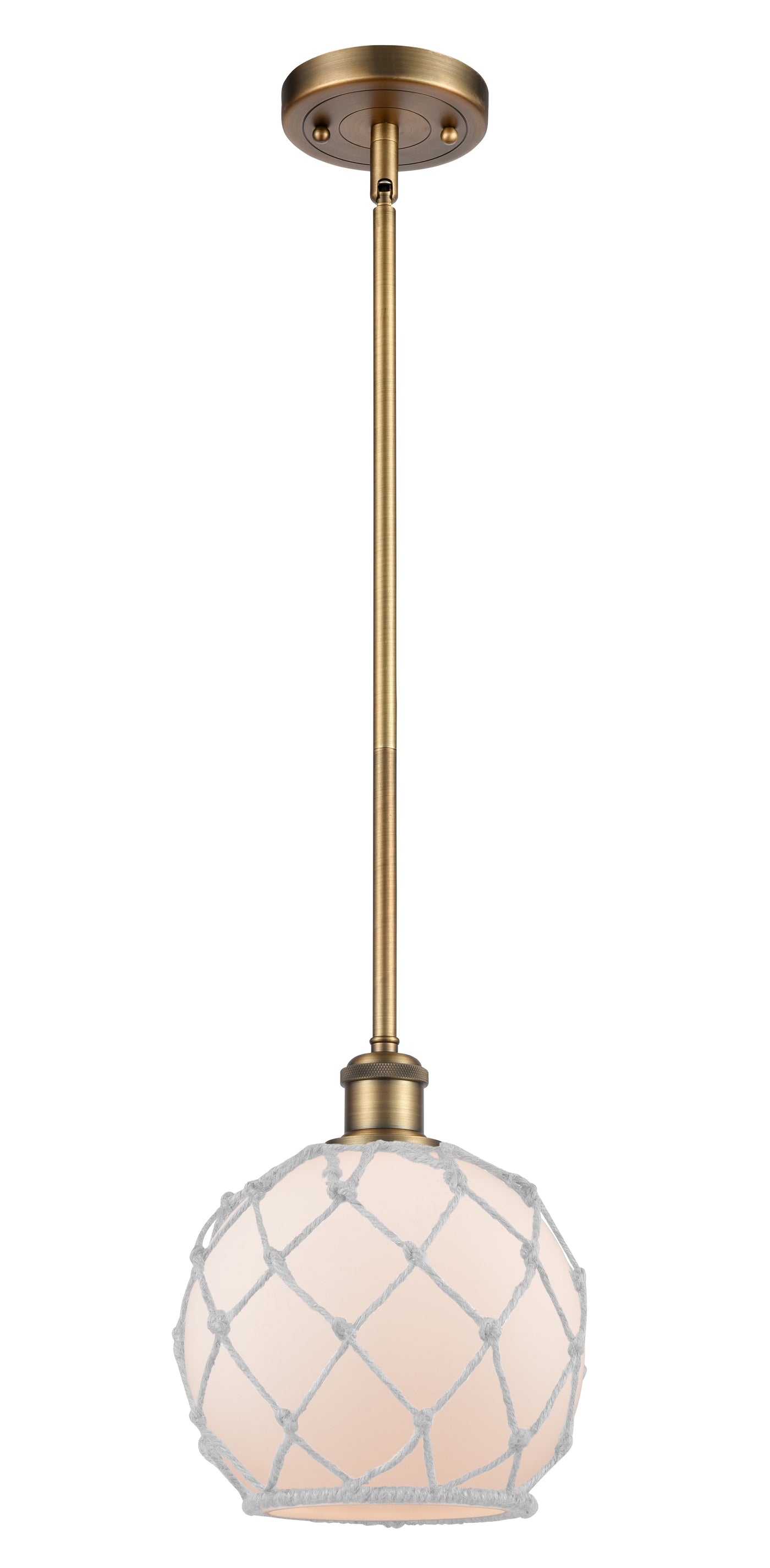 Ballston Mini Pendant Antique Brass Finish