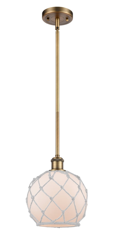 Ballston Mini Pendant Antique Brass Finish