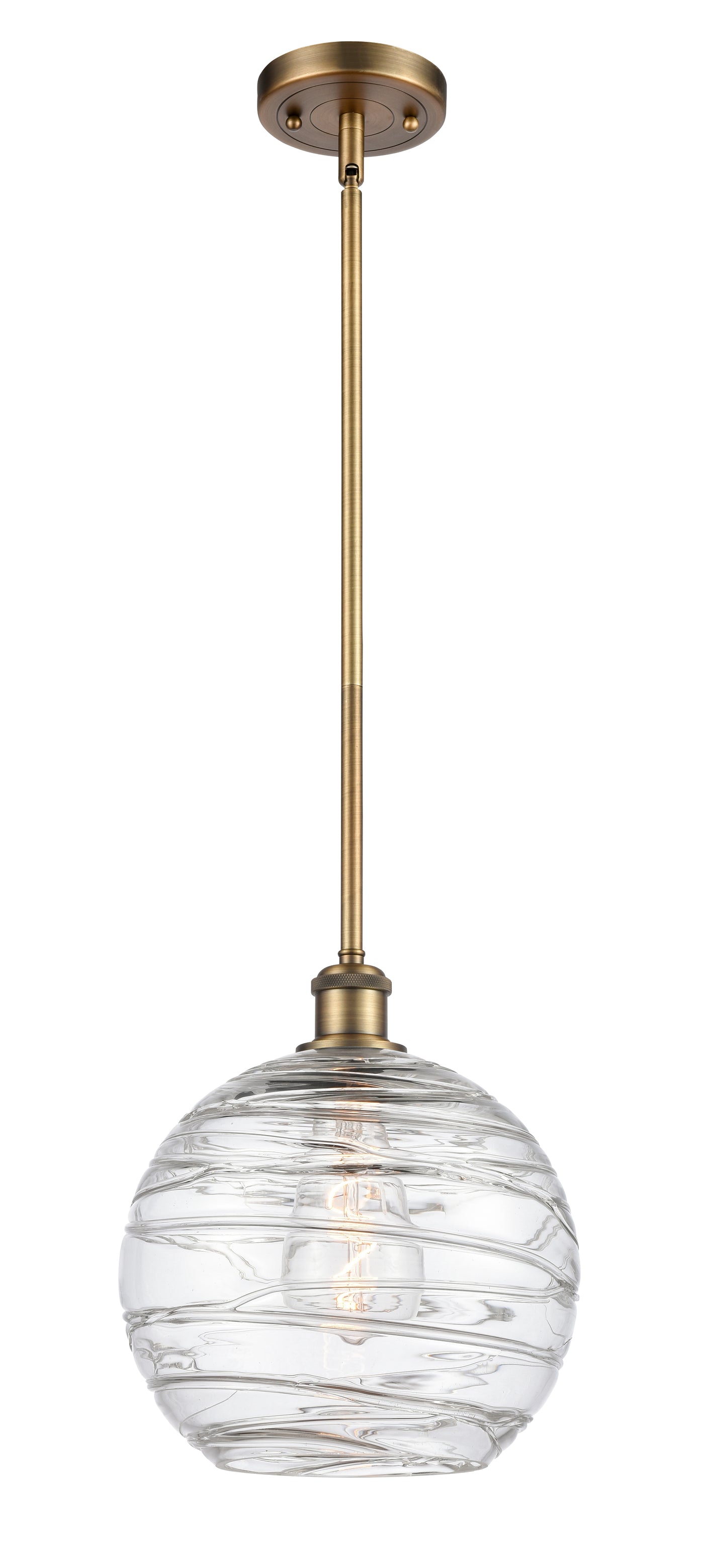 Ballston Mini Pendant Antique Brass Finish