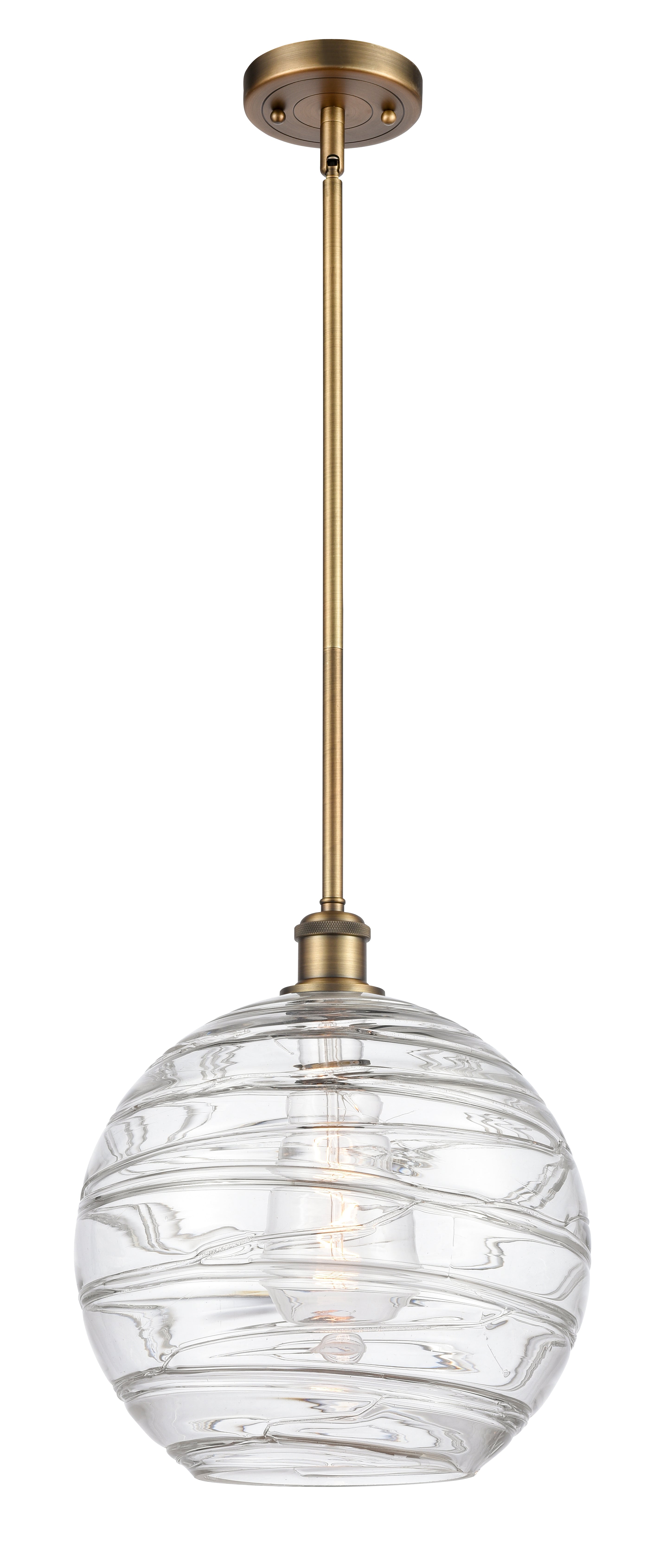 Ballston Mini Pendant Antique Brass Finish