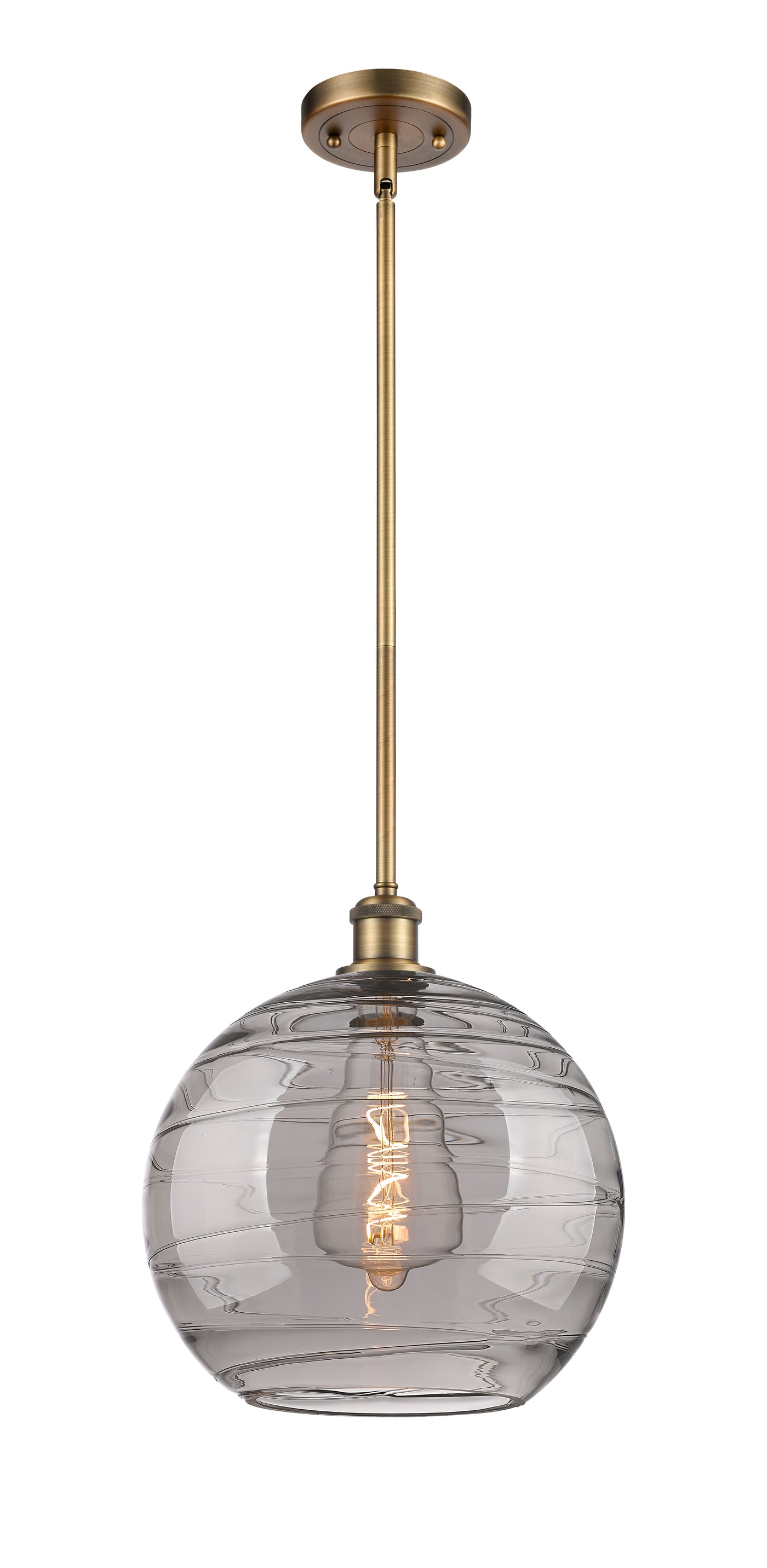 Ballston Mini Pendant Antique Brass Finish