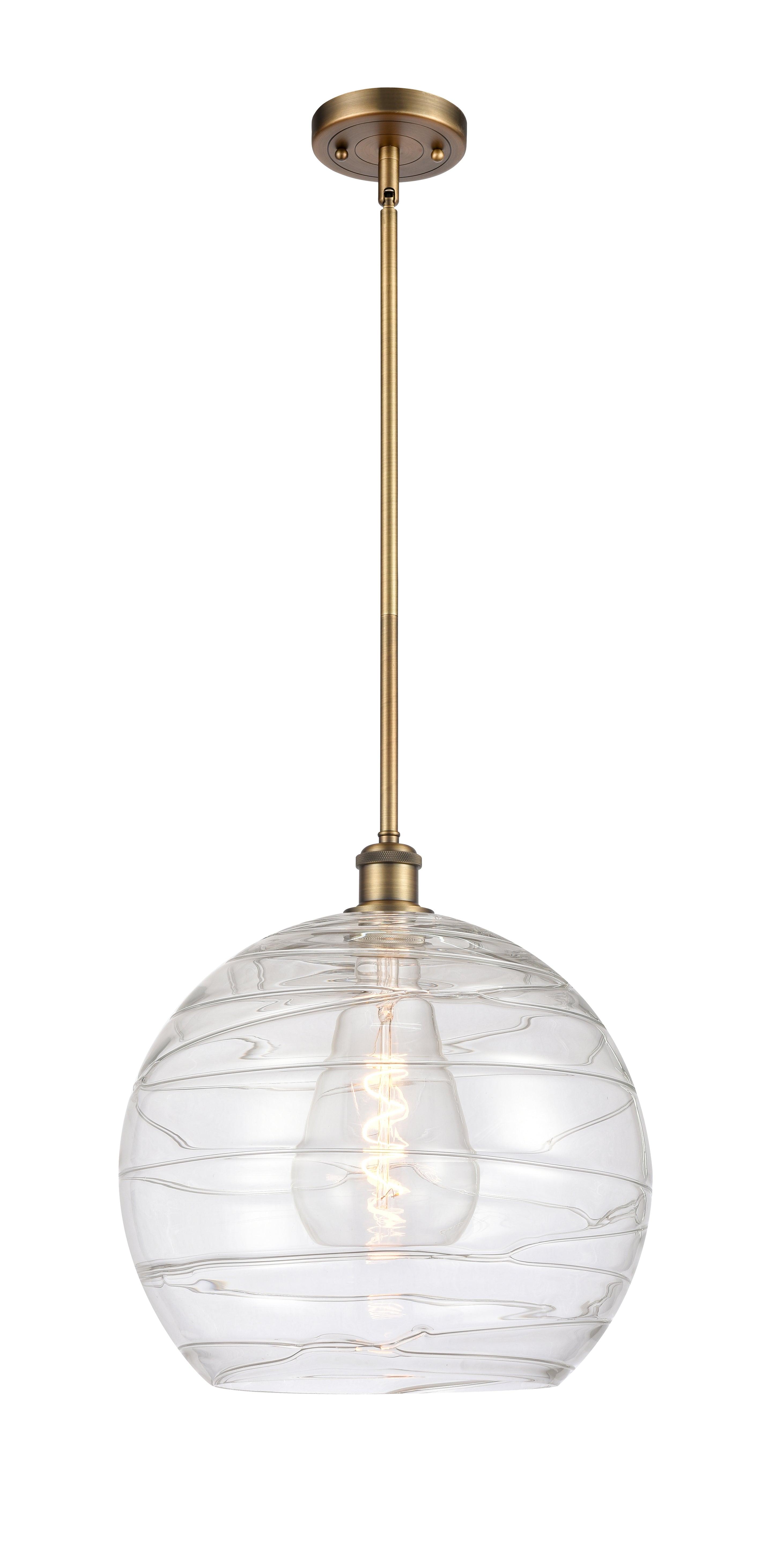 Ballston Mini Pendant Antique Brass Finish