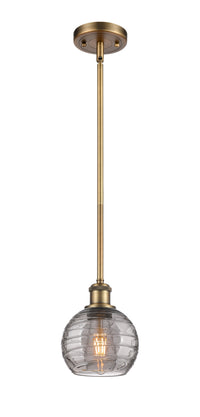 Ballston Mini Pendant Antique Brass Finish