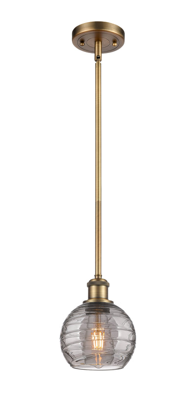 Ballston Mini Pendant Antique Brass Finish