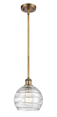 Ballston Mini Pendant Antique Brass 8 Inch