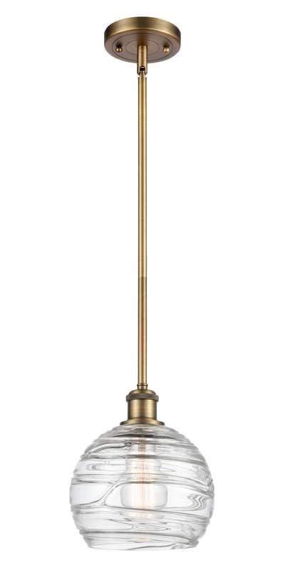 Ballston Mini Pendant Antique Brass 8 Inch