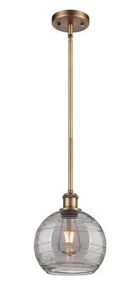 Ballston Mini Pendant Antique Brass 8 Inch
