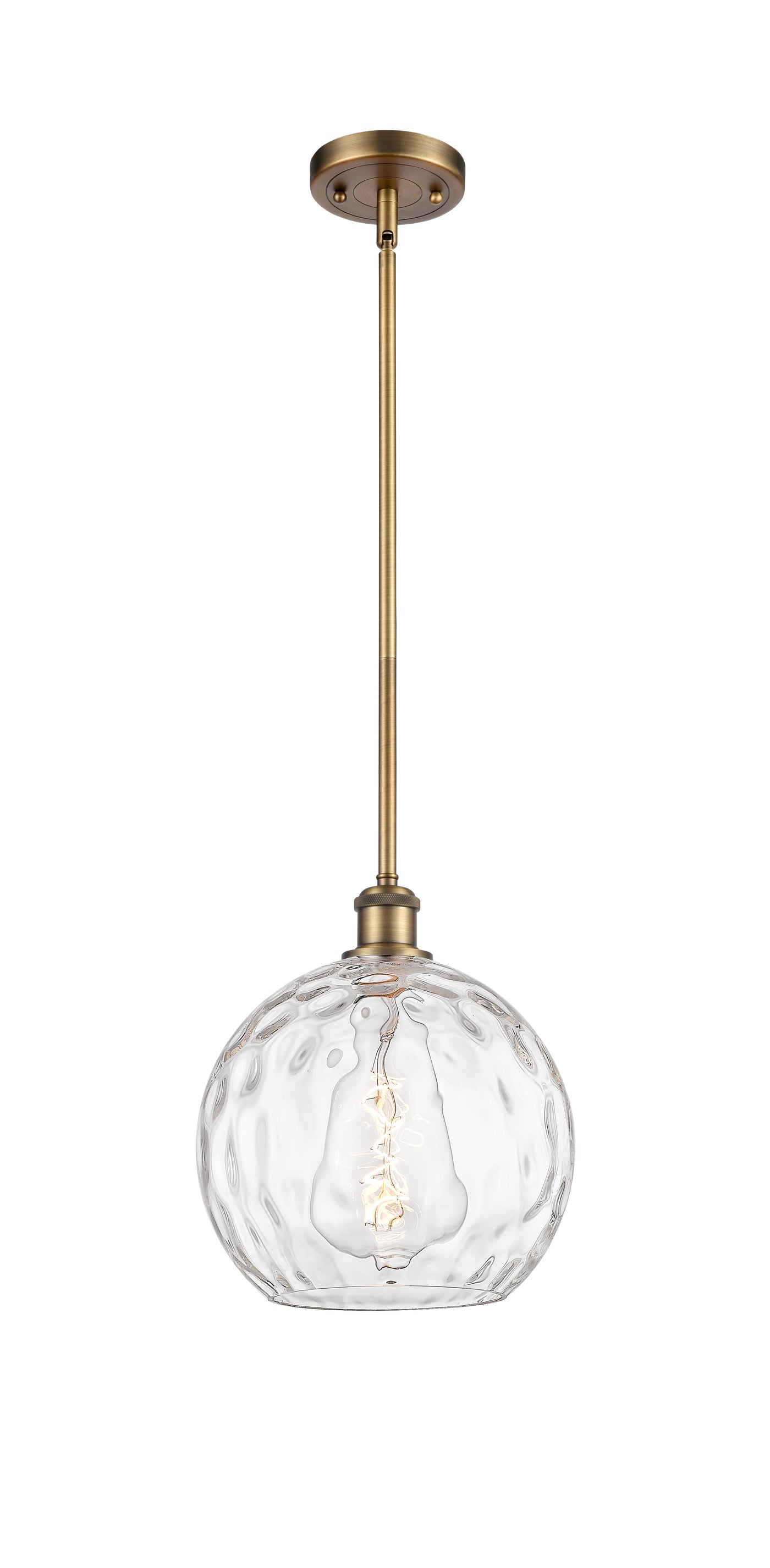 Ballston Mini Pendant Antique Brass Finish