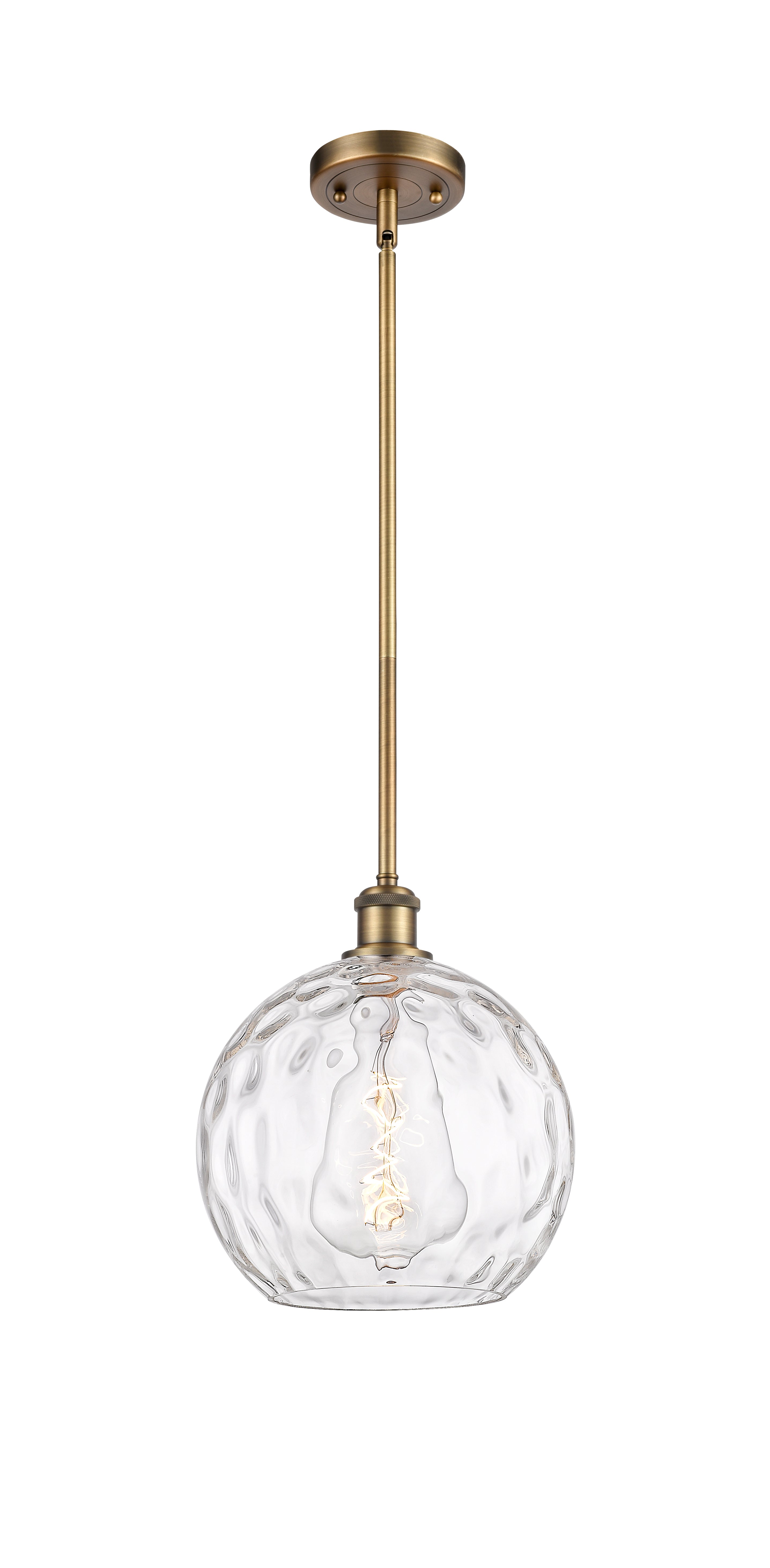 Ballston Mini Pendant Antique Brass Finish
