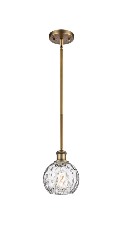 Ballston Mini Pendant Antique Brass Glass