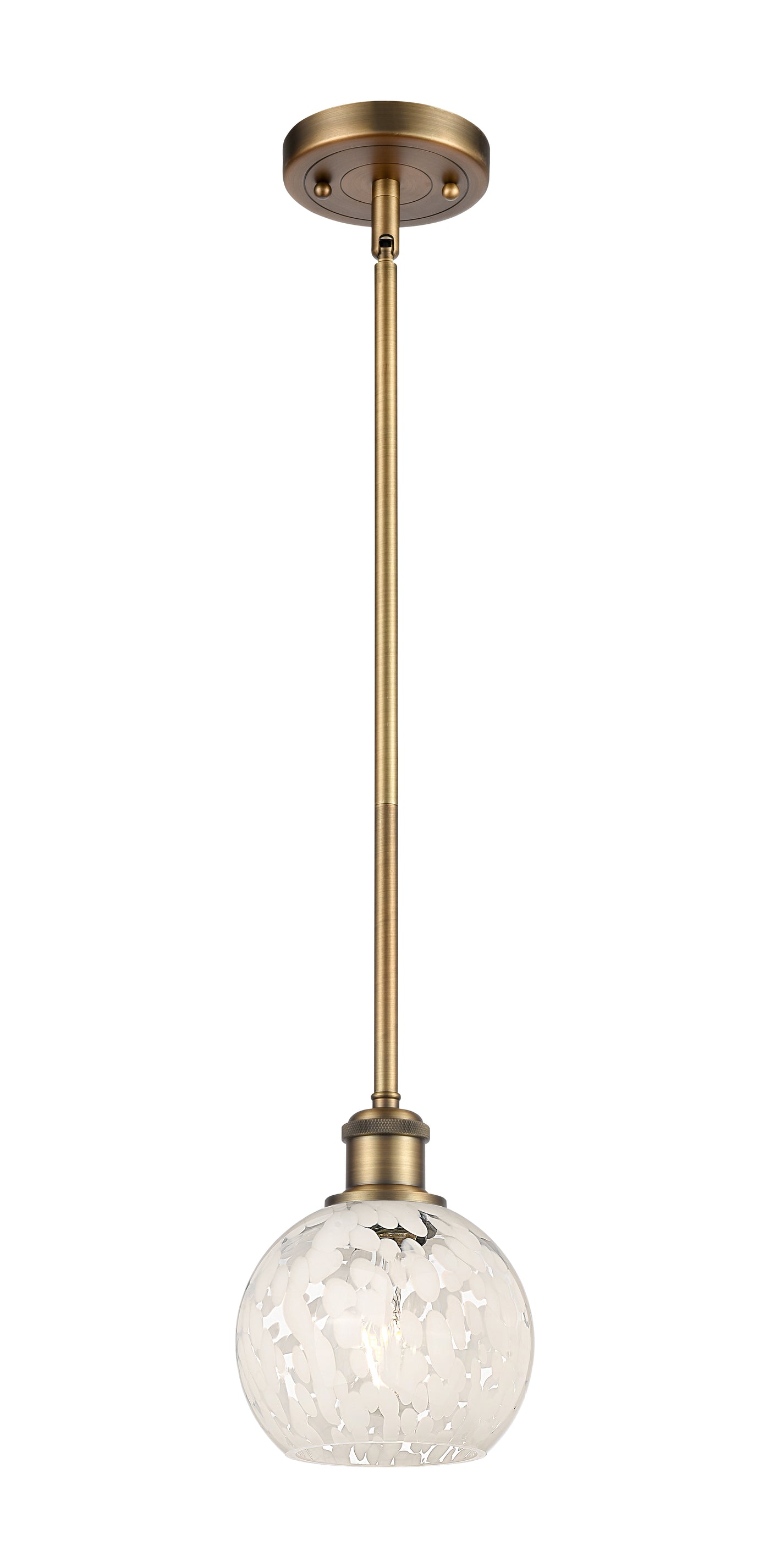 Ballston Mini Pendant Cast Brass 6 Inch