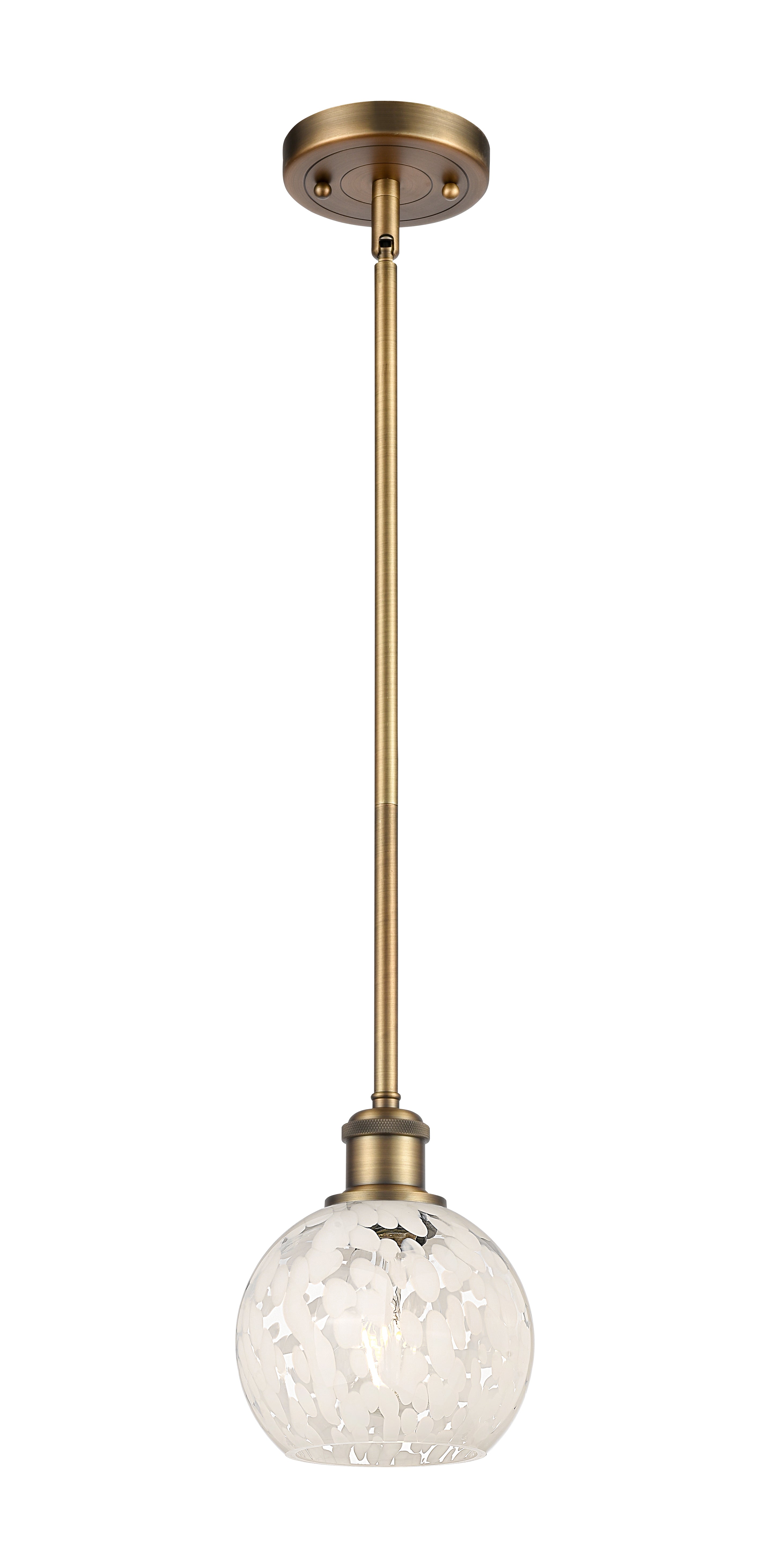 Ballston Mini Pendant Cast Brass 6 Inch