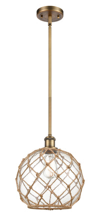 Ballston Mini Pendant Antique Brass Finish