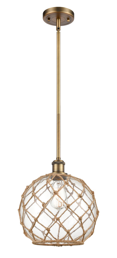 Ballston Mini Pendant Antique Brass Finish