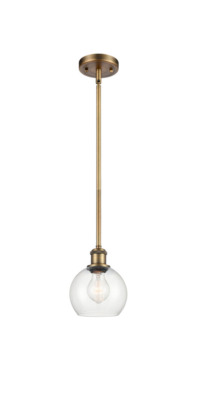 Ballston Mini Pendant Antique Brass Finish