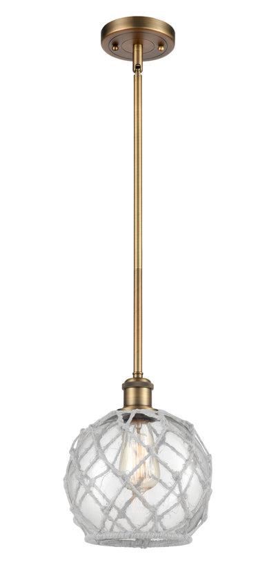 Ballston Mini Pendant Antique Brass Finish