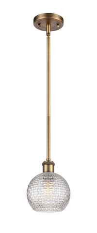 Ballston Mini Pendant Antique Brass Finish
