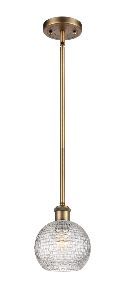 Ballston Mini Pendant Antique Brass Finish