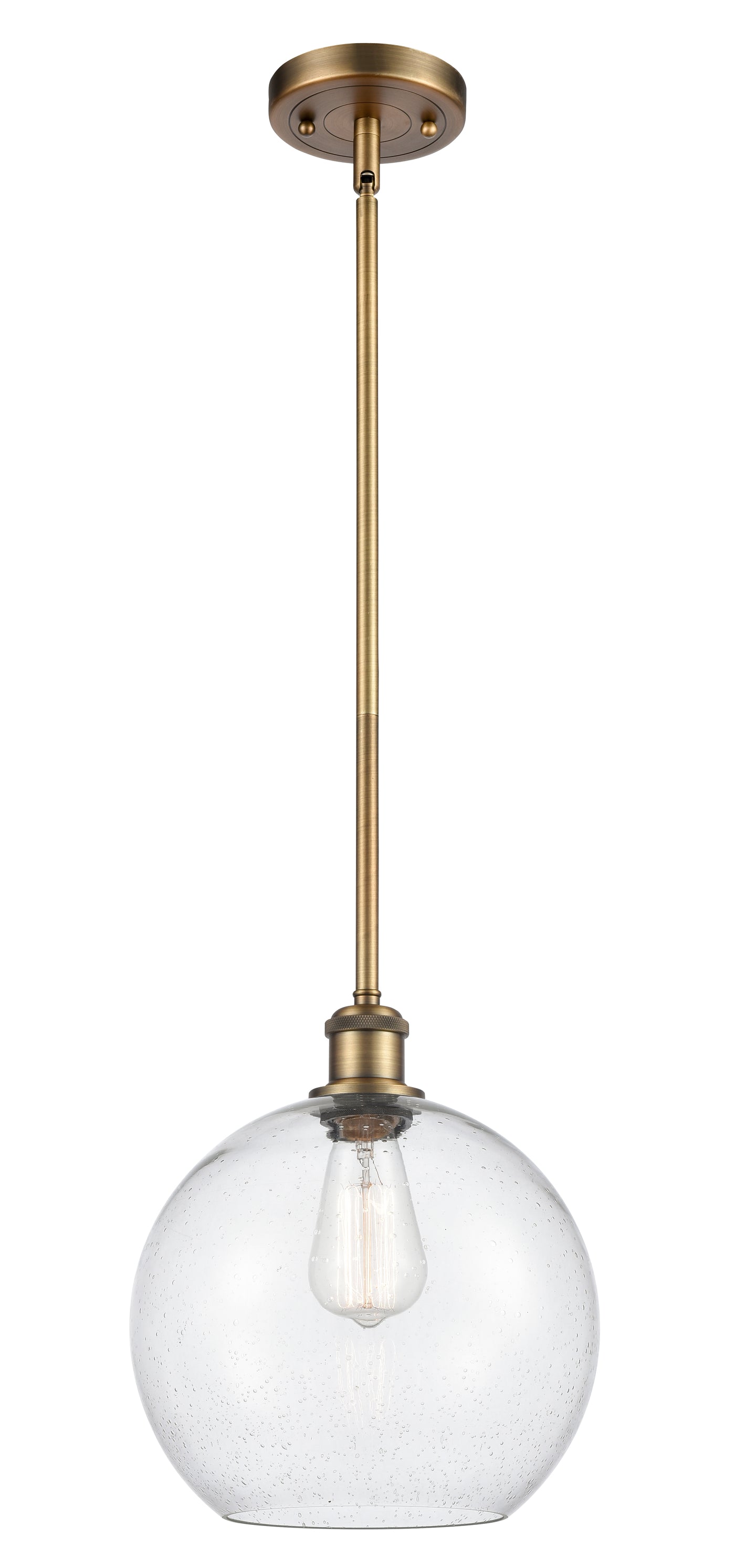 Ballston Mini Pendant Antique Brass Finish