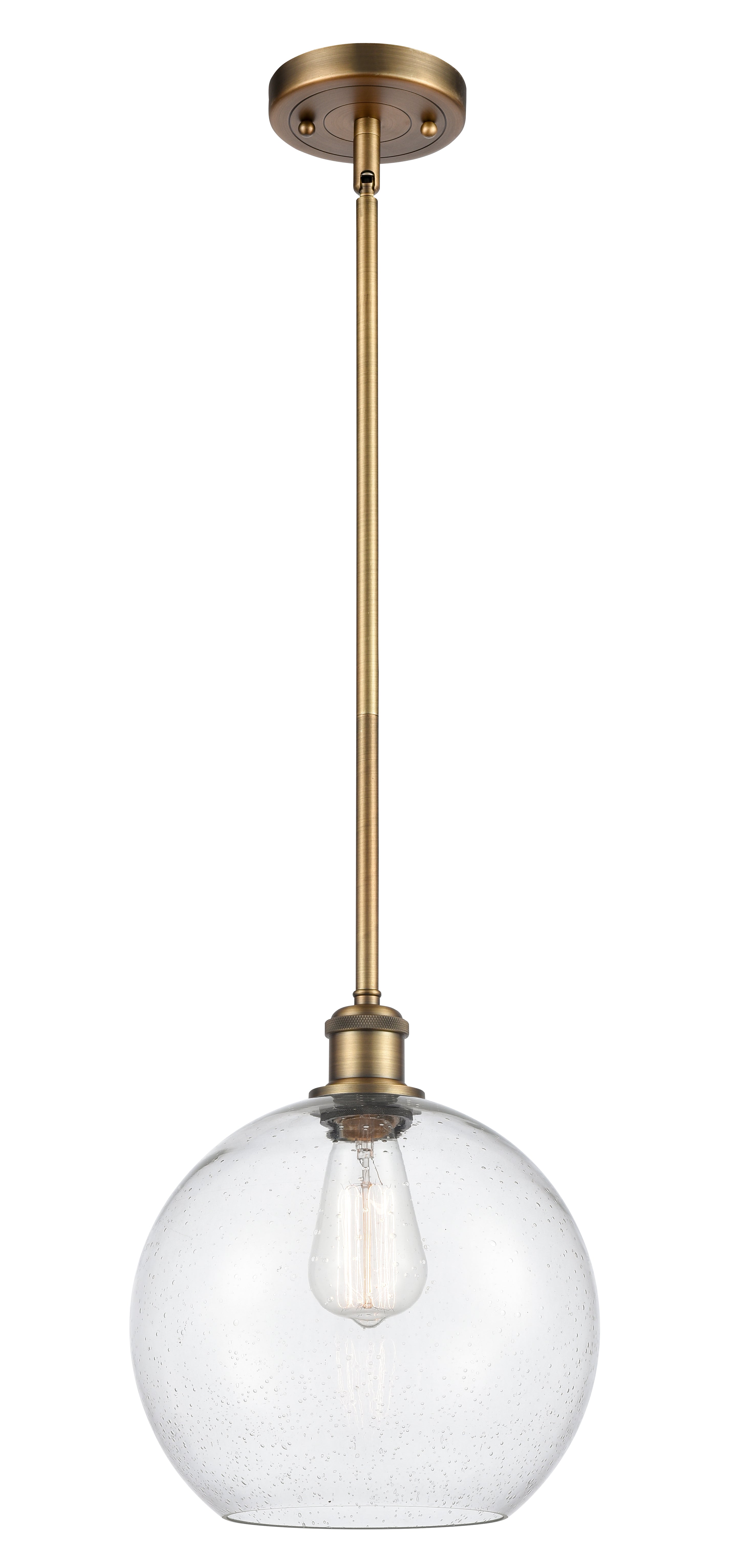 Ballston Mini Pendant Antique Brass Finish
