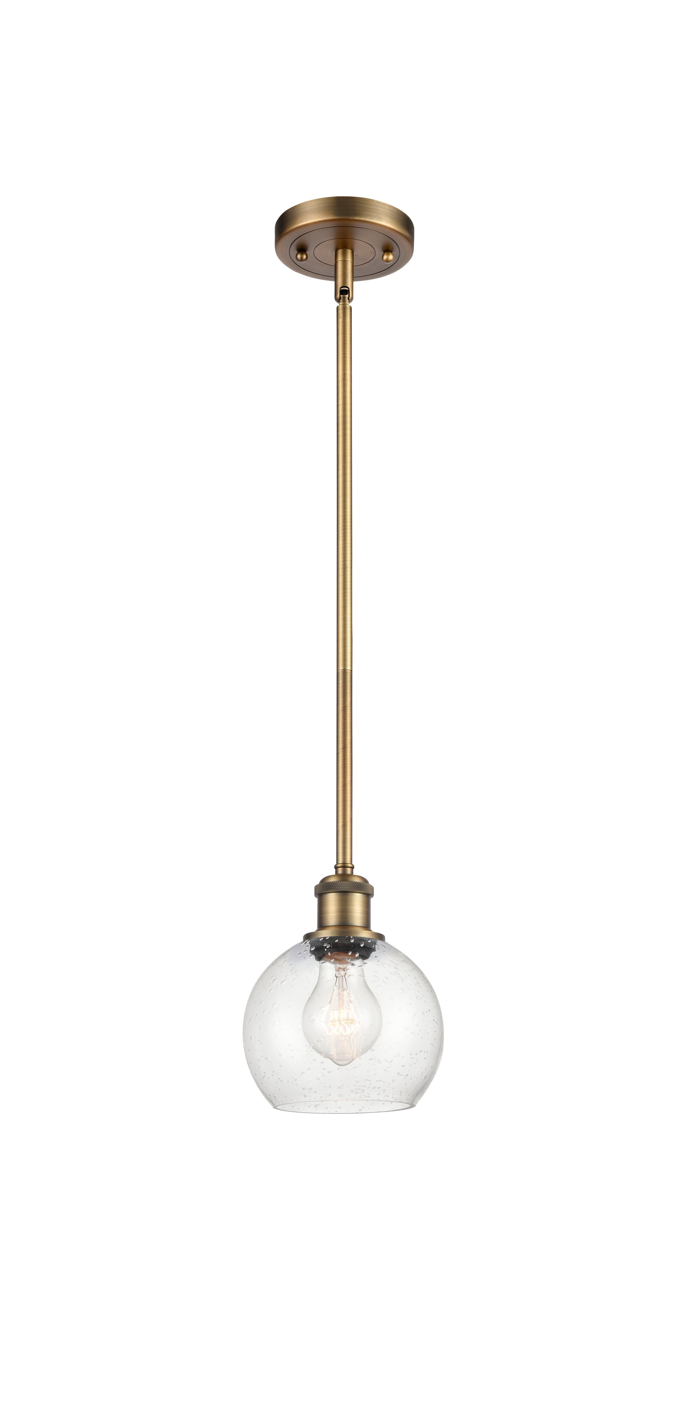 Ballston Mini Pendant Brass Antique Finish