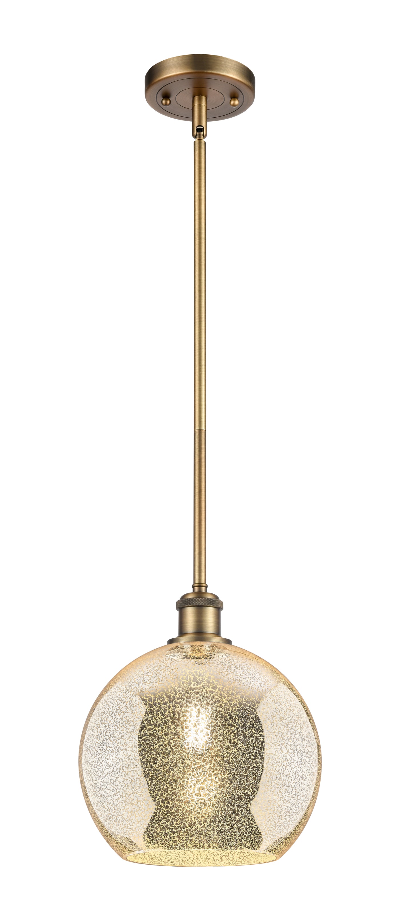 Ballston Mini Pendant Antique Brass Finish