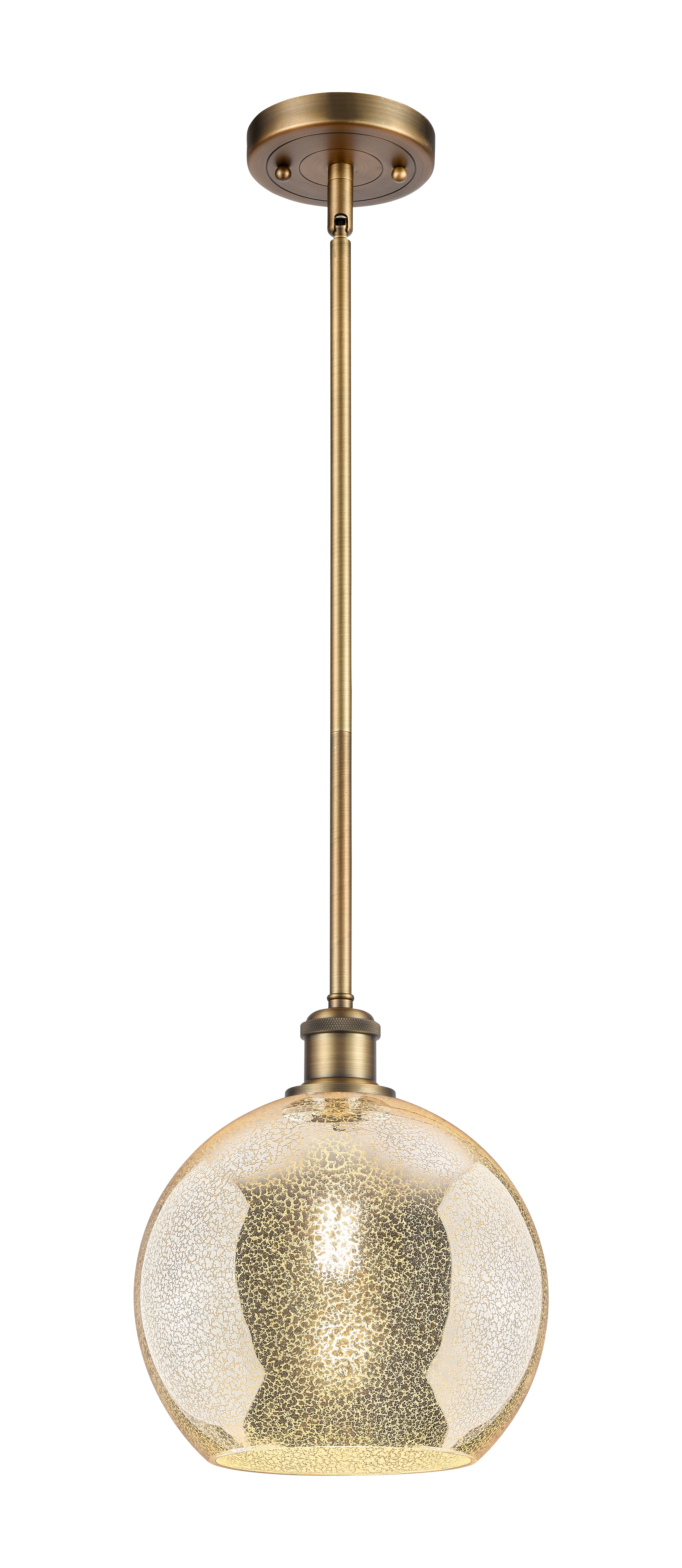 Ballston Mini Pendant Antique Brass Finish