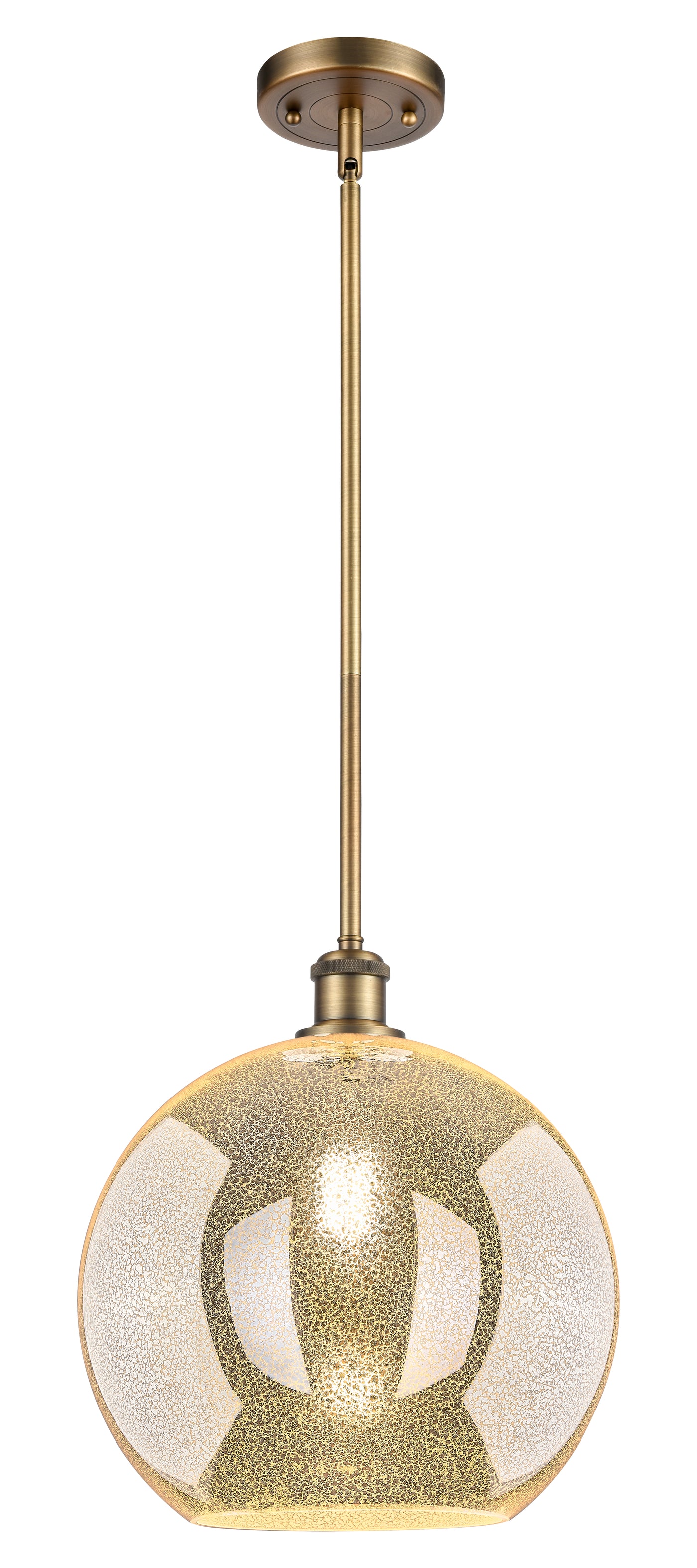 Ballston Mini Pendant Antique Brass Finish