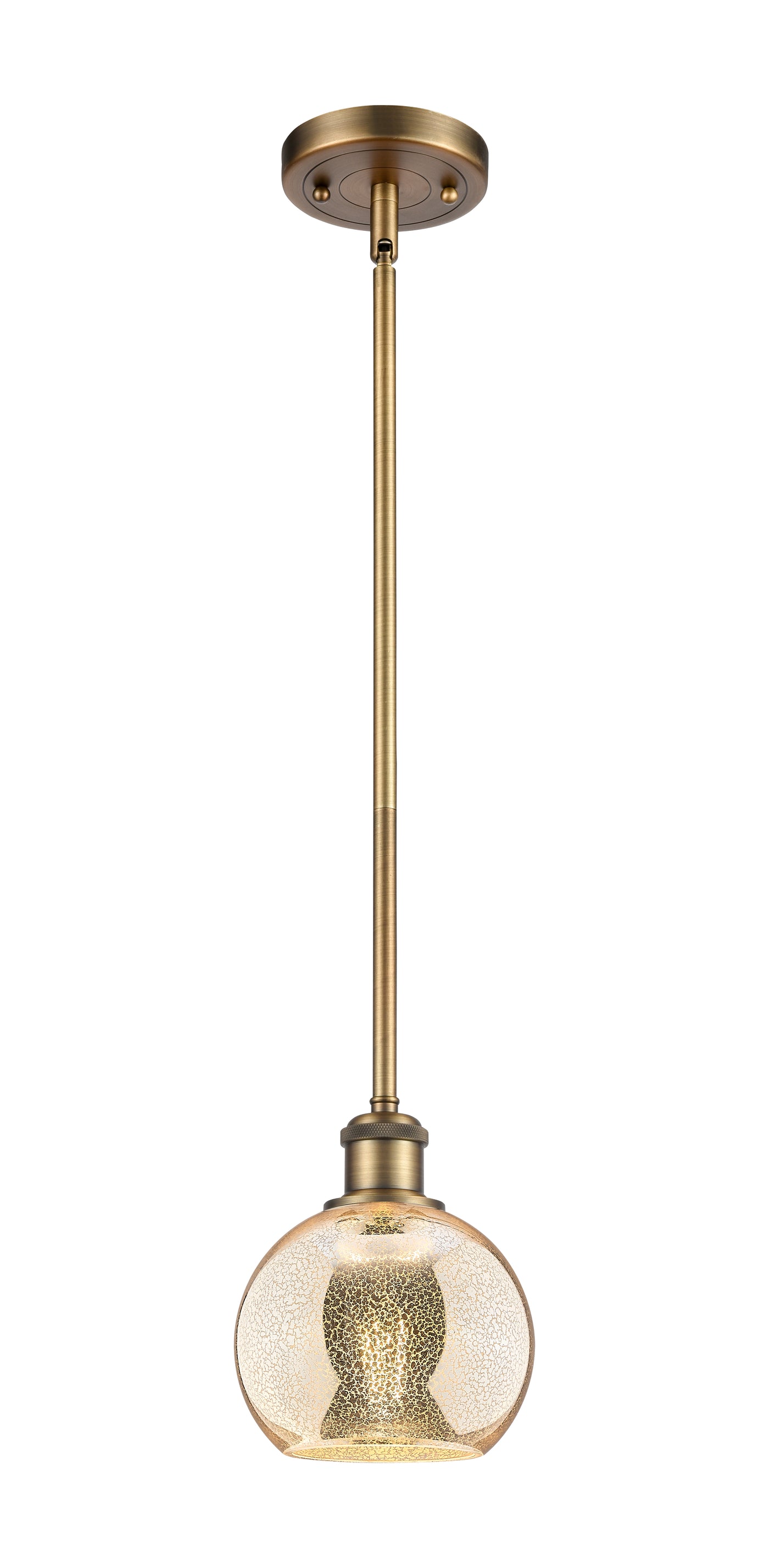 Ballston Mini Pendant Brass Antique Finish
