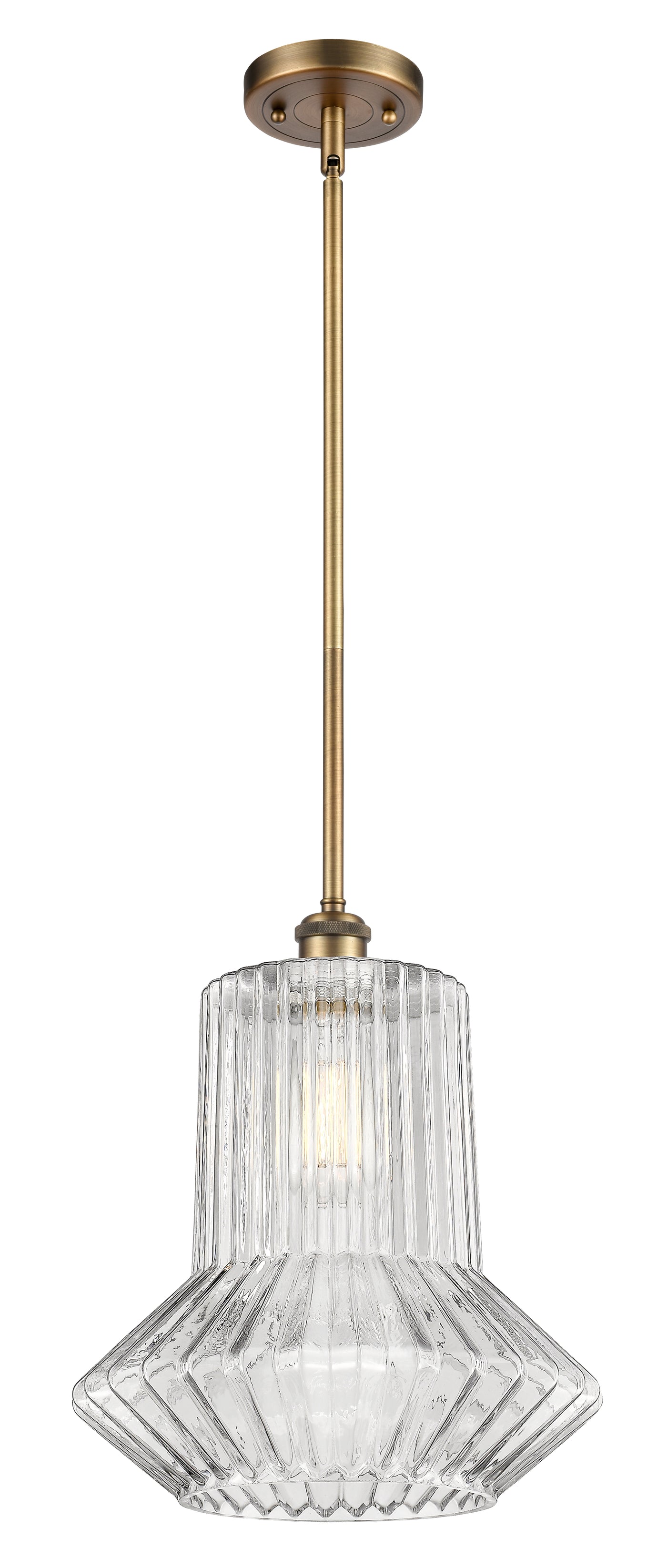Ballston Mini Pendant Antique Brass Finish
