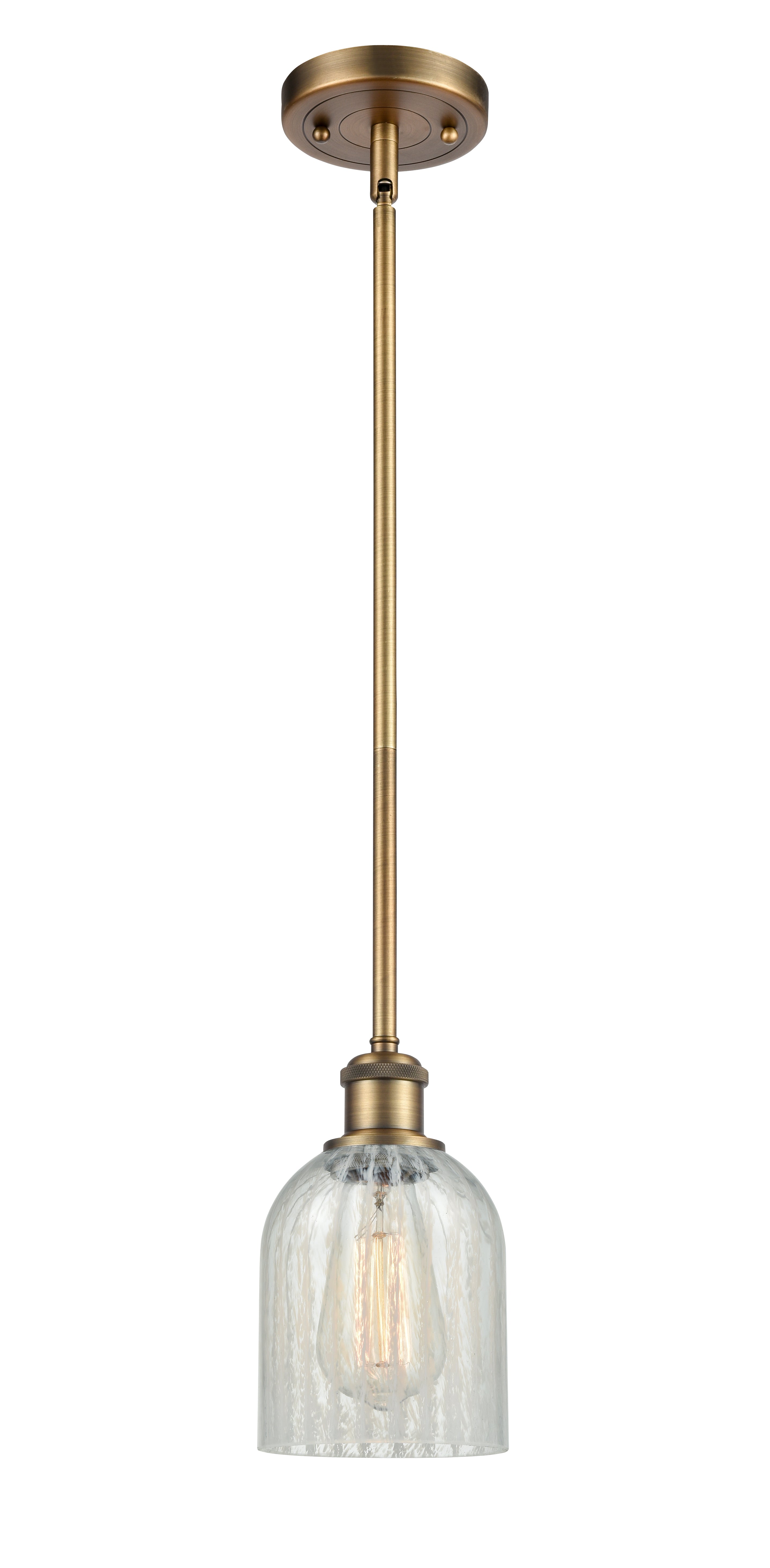Ballston Mini Pendant Cast Brass 5 Inch