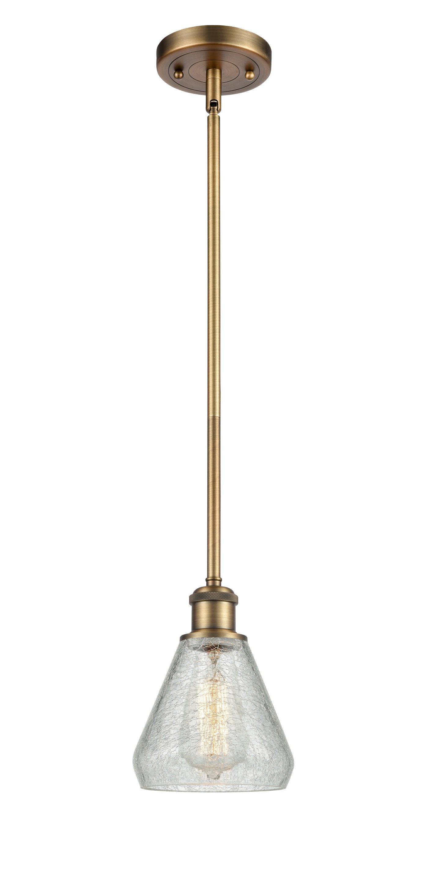 Ballston Mini Pendant Cast Brass Antique