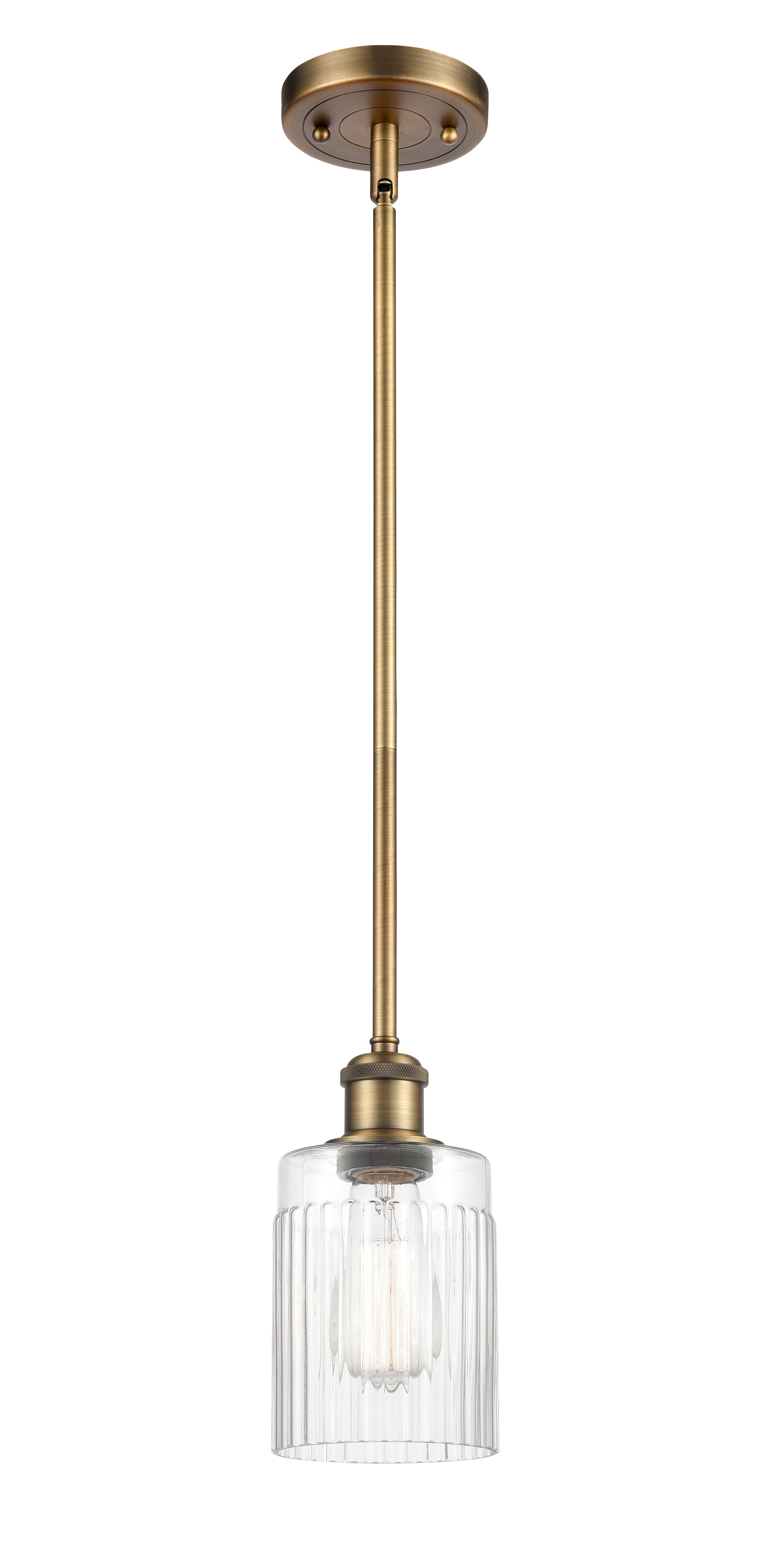 Ballston Mini Pendant Antique Brass 9 Inch