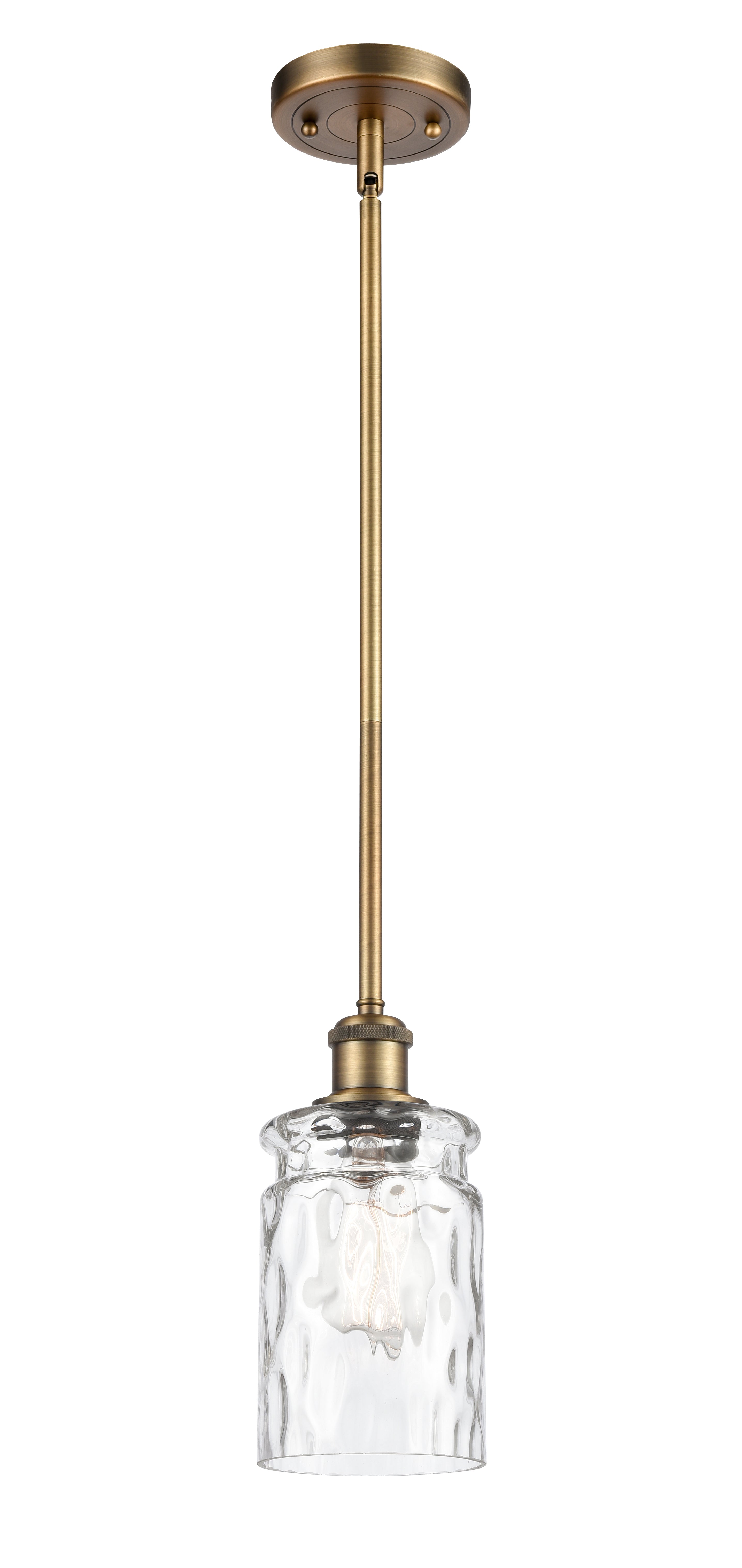 Ballston Mini Pendant Antique Brass Finish