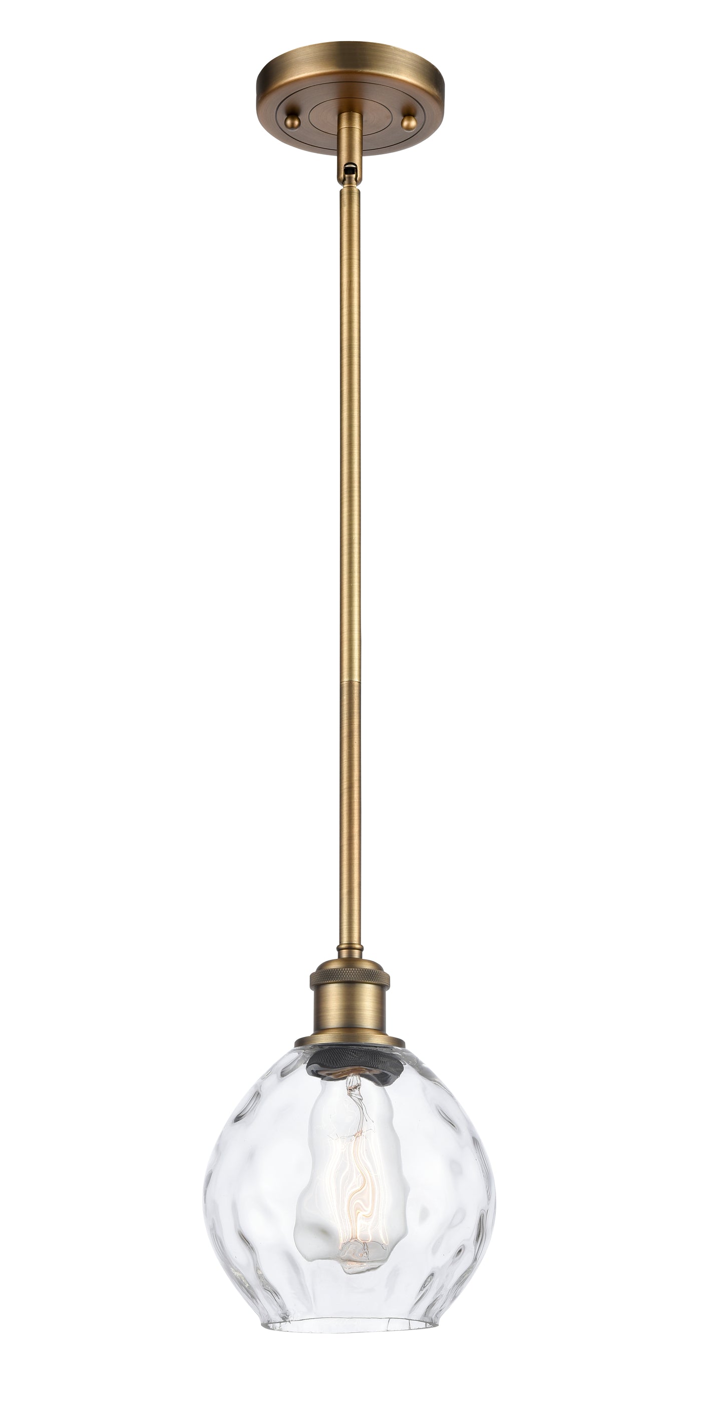 Ballston Mini Pendant Cast Brass Antique