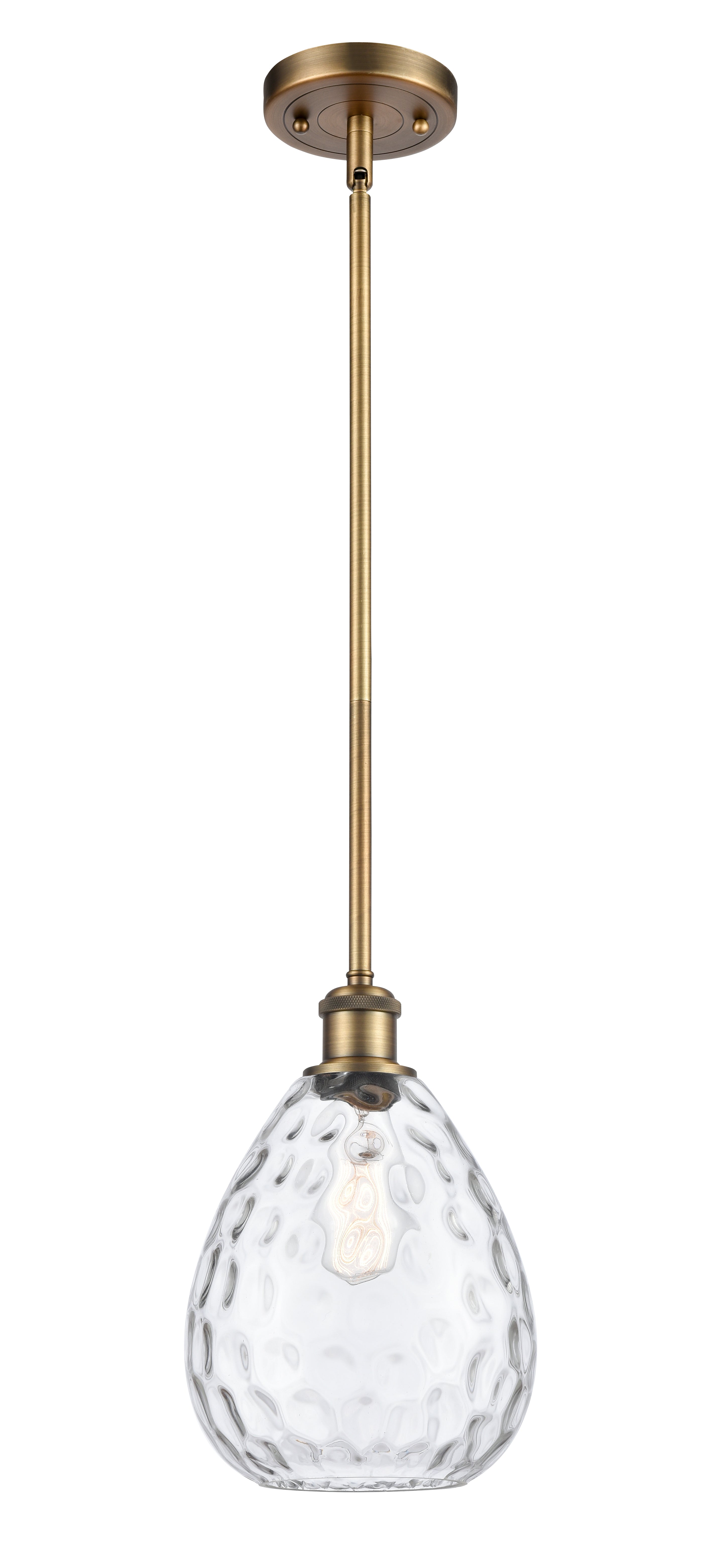 Ballston Mini Pendant Antique Brass Finish