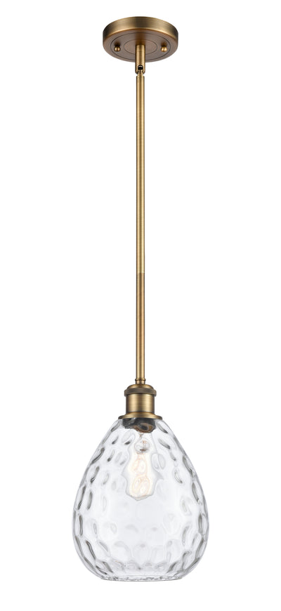 Ballston Mini Pendant Antique Brass Glass