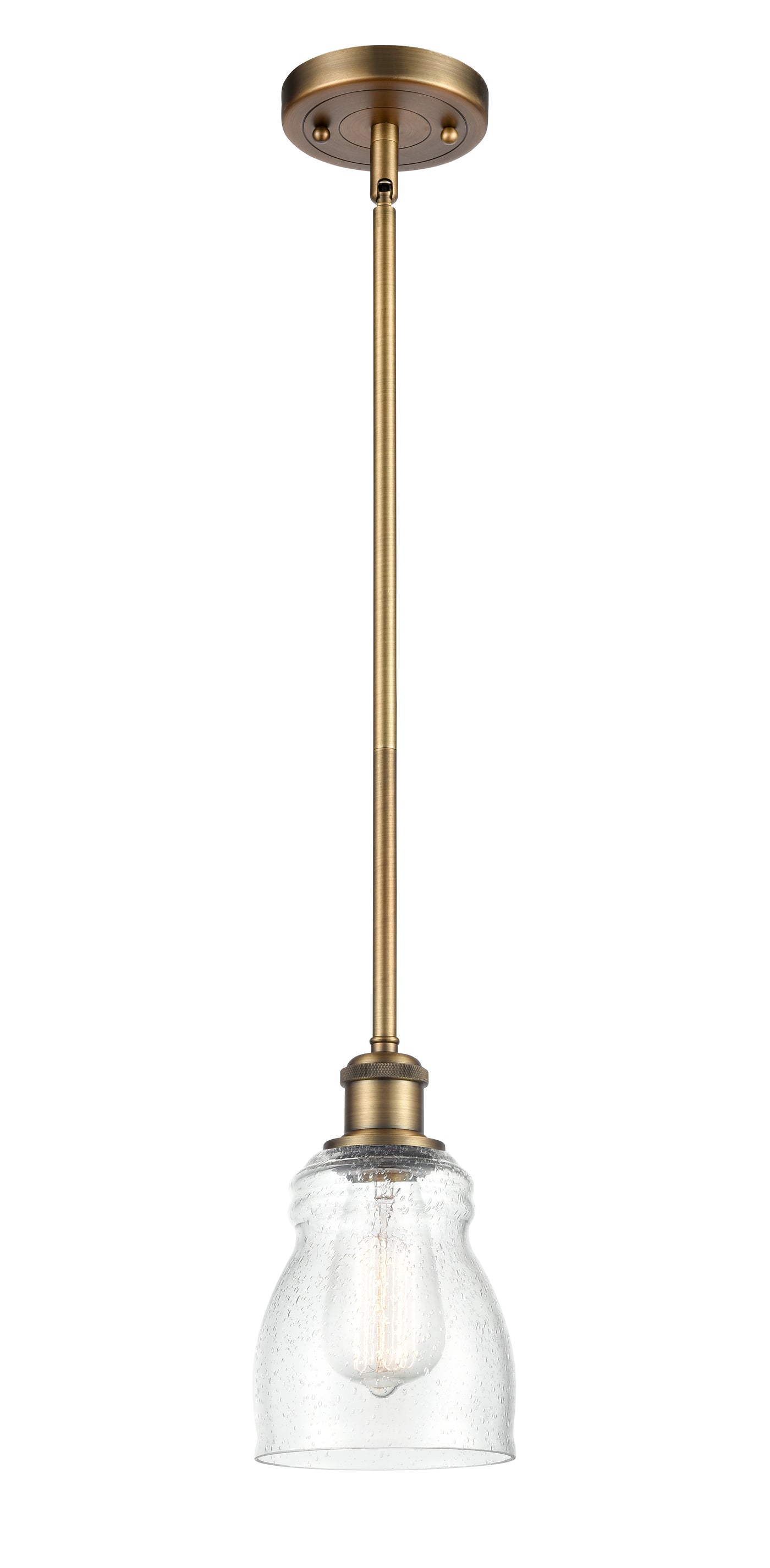 Ballston Mini Pendant Antique Brass Finish