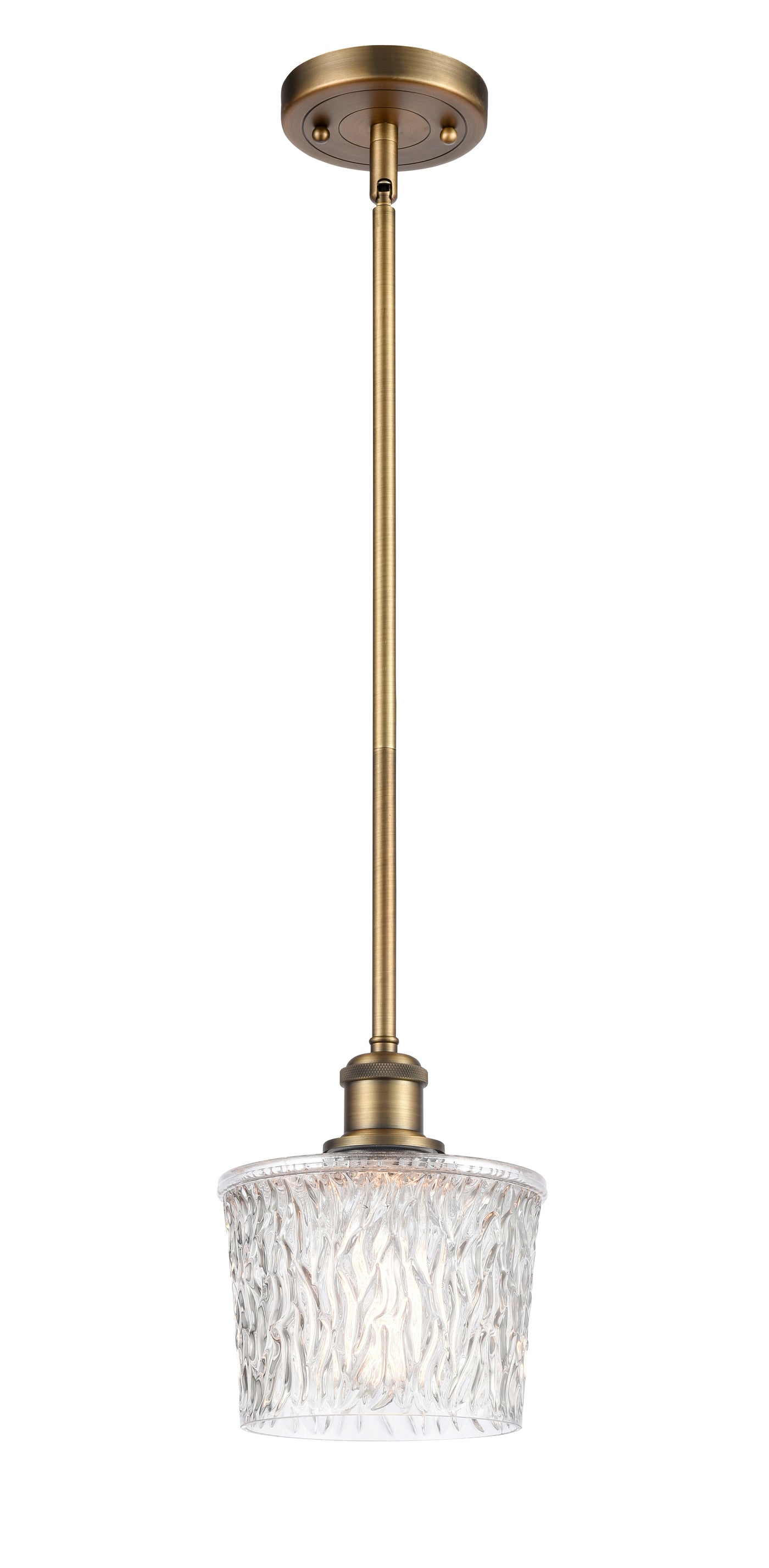 Ballston Mini Pendant Antique Brass 6.5 Inch